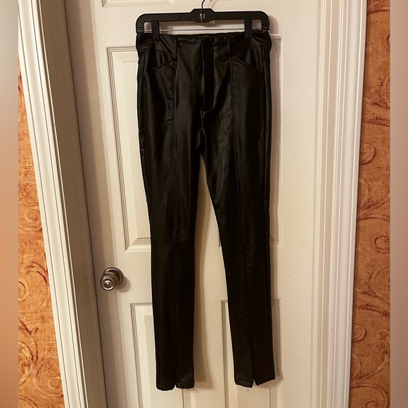 Women’s Nasty Gal Faux Leather Pants - Picture 4 of 10